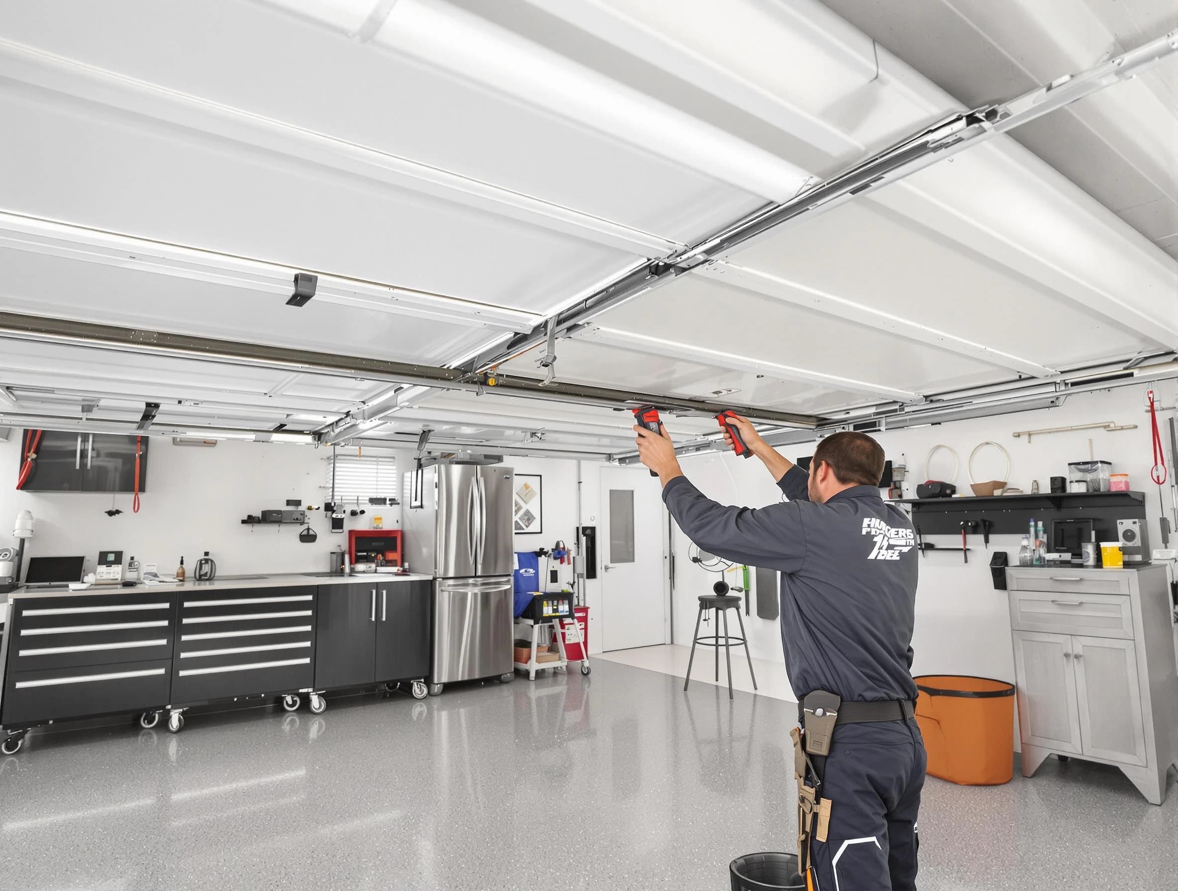 Overhead garage door repair service by Haverhill Garage Door Repair in Haverhill