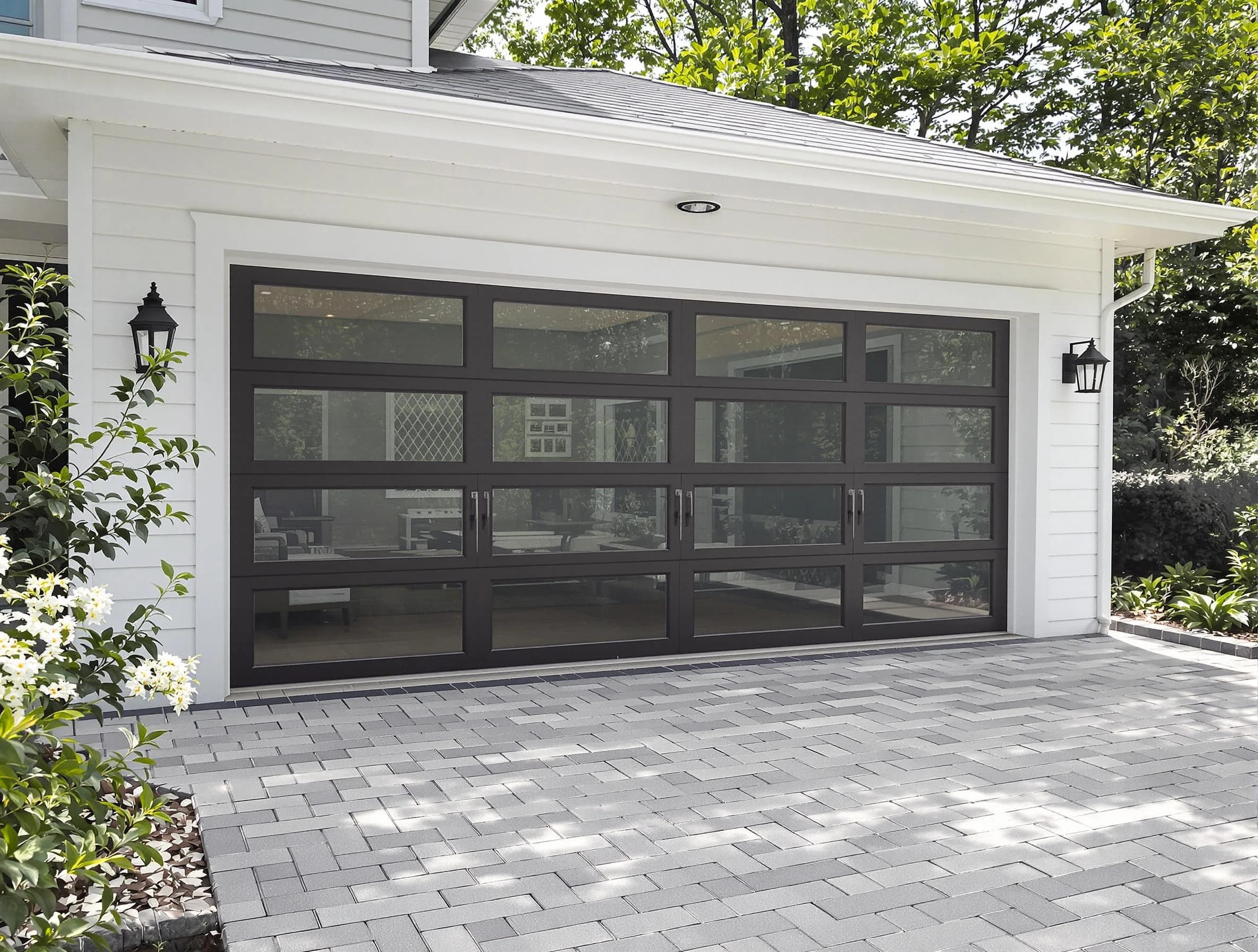 Haverhill Garage Door Repair design specialist presenting custom garage door options to Haverhill homeowner