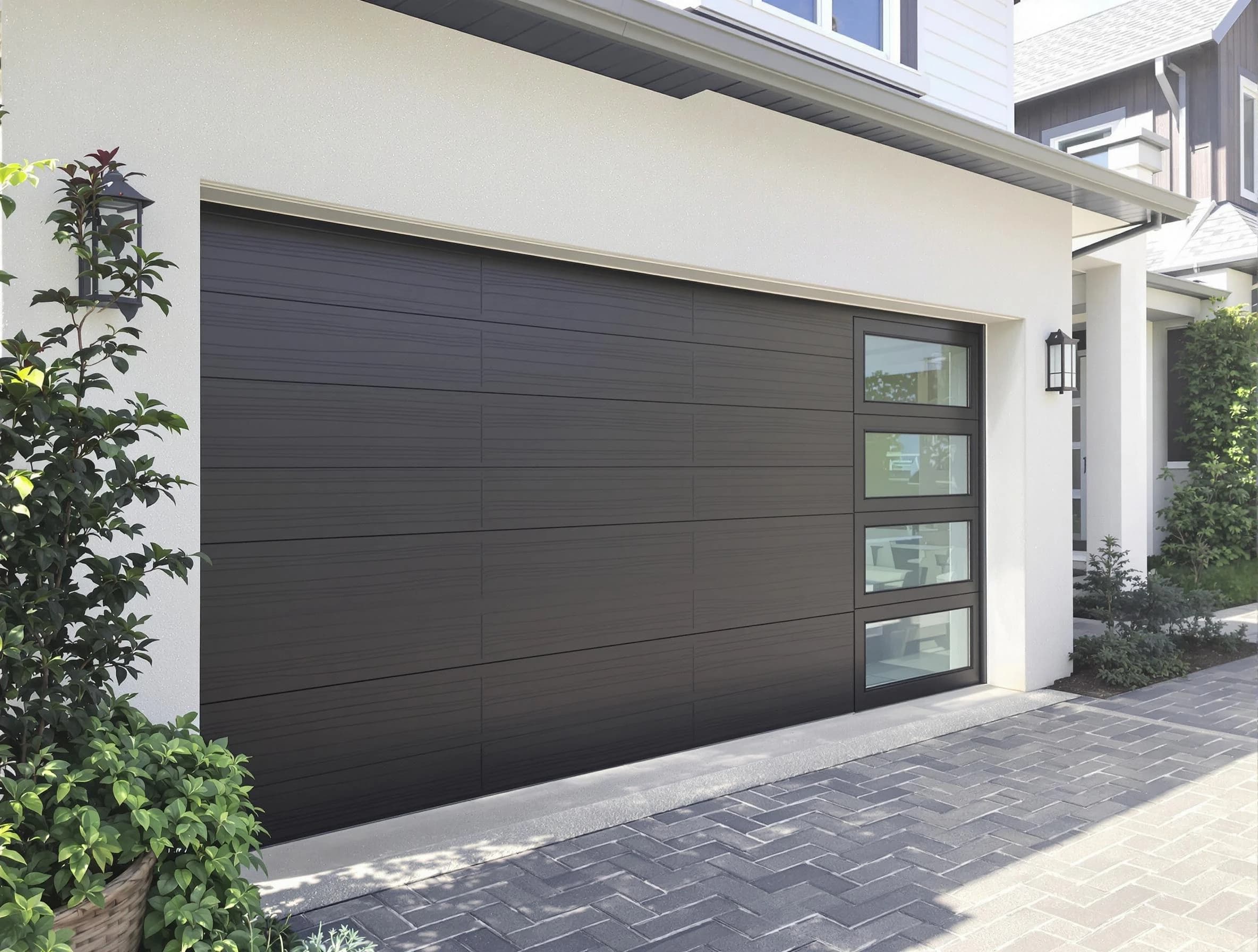Custom garage door installation by Haverhill Garage Door Repair in Haverhill