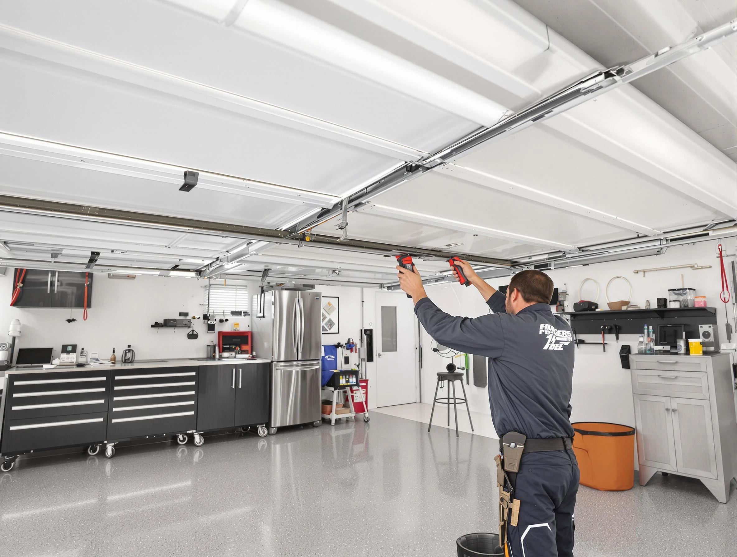Overhead garage door repair service by Haverhill Garage Door Repair in Haverhill